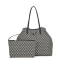 Bolso Tote Eco Victoria Negro Estampado Geométrico Bolso Tote Eco Victoria Negro Estampado Geométrico